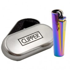 Зажигалка Clipper Metal By кремниевая SPECTRUM (арт.СМ019RU)