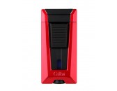 Зажигалка сигарная Colibri Stealth (тройное пламя), красный металлик