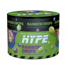 Бестабачная смесь для кальяна Hype Rainbow Drops (Кисло-сладкие Конфетки) 50 гр