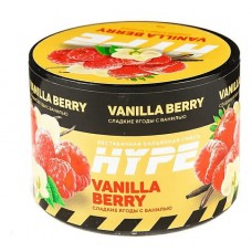 Бестабачная смесь для кальяна Hype Vanilla Berry (Сладкие ягоды с ванилью) 50 гр