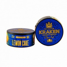 Табак для кальяна Kraken Medium Seco - Lemon cake (лимонный кекс), 100 гр.