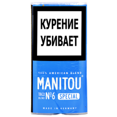 Сигаретный табак Manitou - Special American Blend - Blue №6, Blue, 30гр