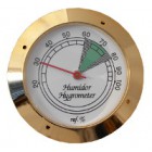 Гигрометр механический 43 мм, золото