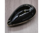 Пепельница Adorini Ashtray leaf black на 1 сигару