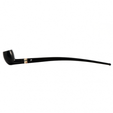 Курительная трубка Peterson Churchwarden Ebony Belgique Silver (без фильтра)