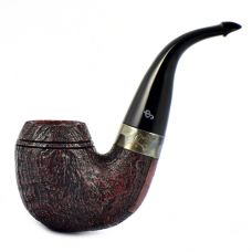 Курительная трубка Peterson Sherlock Holmes - Sandblast  - Baskerville P-Lip  (фильтр 9мм)