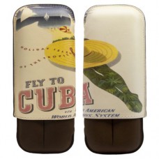 Футляр  Fly To Cuba Bourbon на 2 сигары