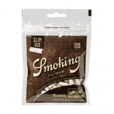 Фильтры сигаретные  «Smoking» Brown Slim Filter /120