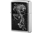 Зажигалка Zippo 207 Tigre Satin Chrome