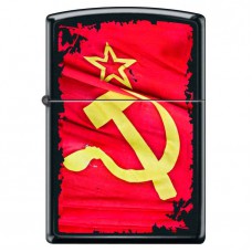 Зажигалка Zippo Z218 Soviet Flag Sickle Серп и Молот