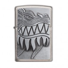 Зажигалка Zippo Z28969 Fire Breathing Dragon - Brushed Chrome