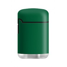 Зажигалка Zenga Case Jet LOGO Rubberized green ZL-3